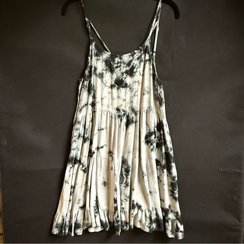 Tie-Dye Spaghetti Strap Dress